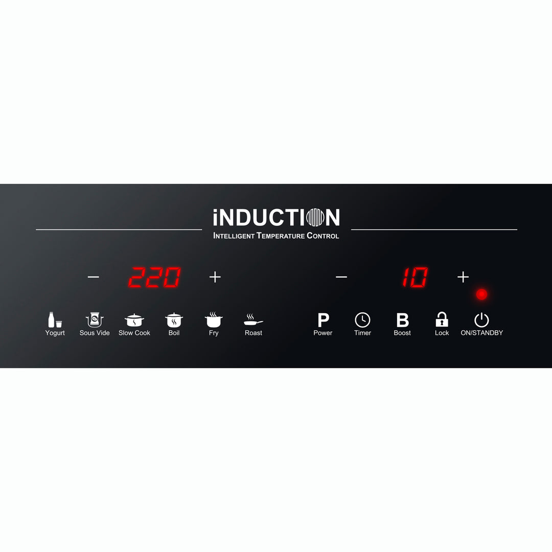 Induktionsplatta m. temp sensor CTS 2000/IN Touch Control