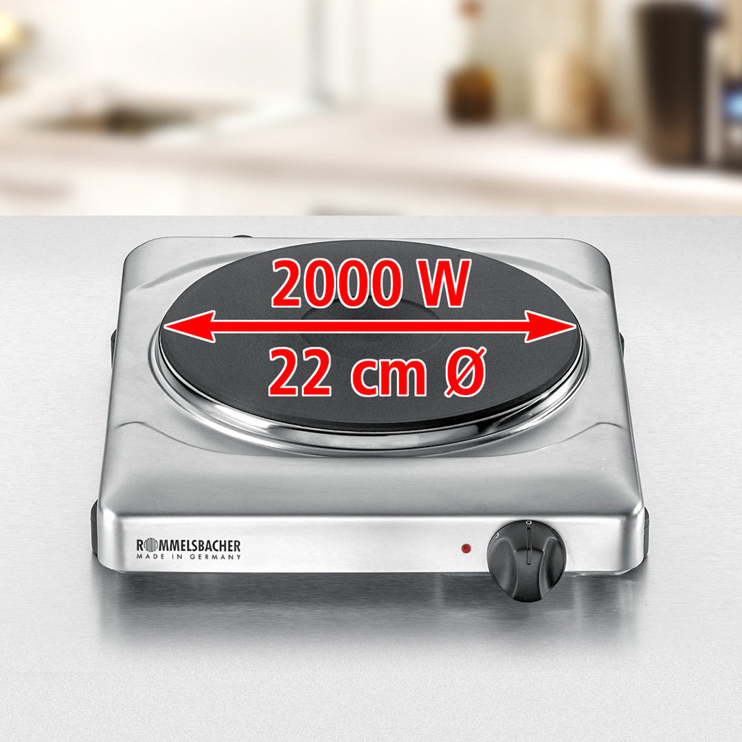 Kokplatta RF 22cm  THS 2022/E 2000W Made in Germany