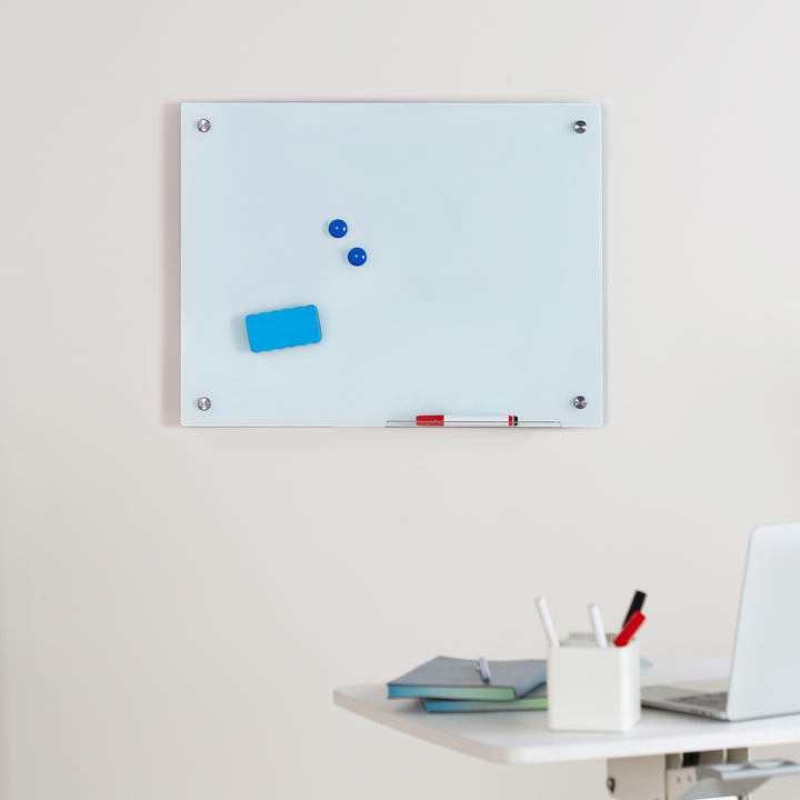 Whiteboard Vägghängd Glas 60x45 cm