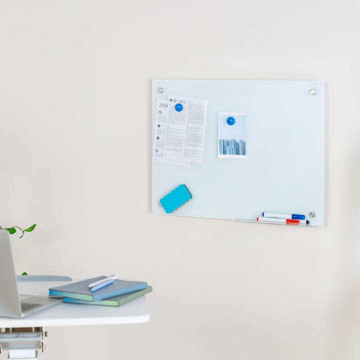 Whiteboard Vägghängd Glas 60x45 cm