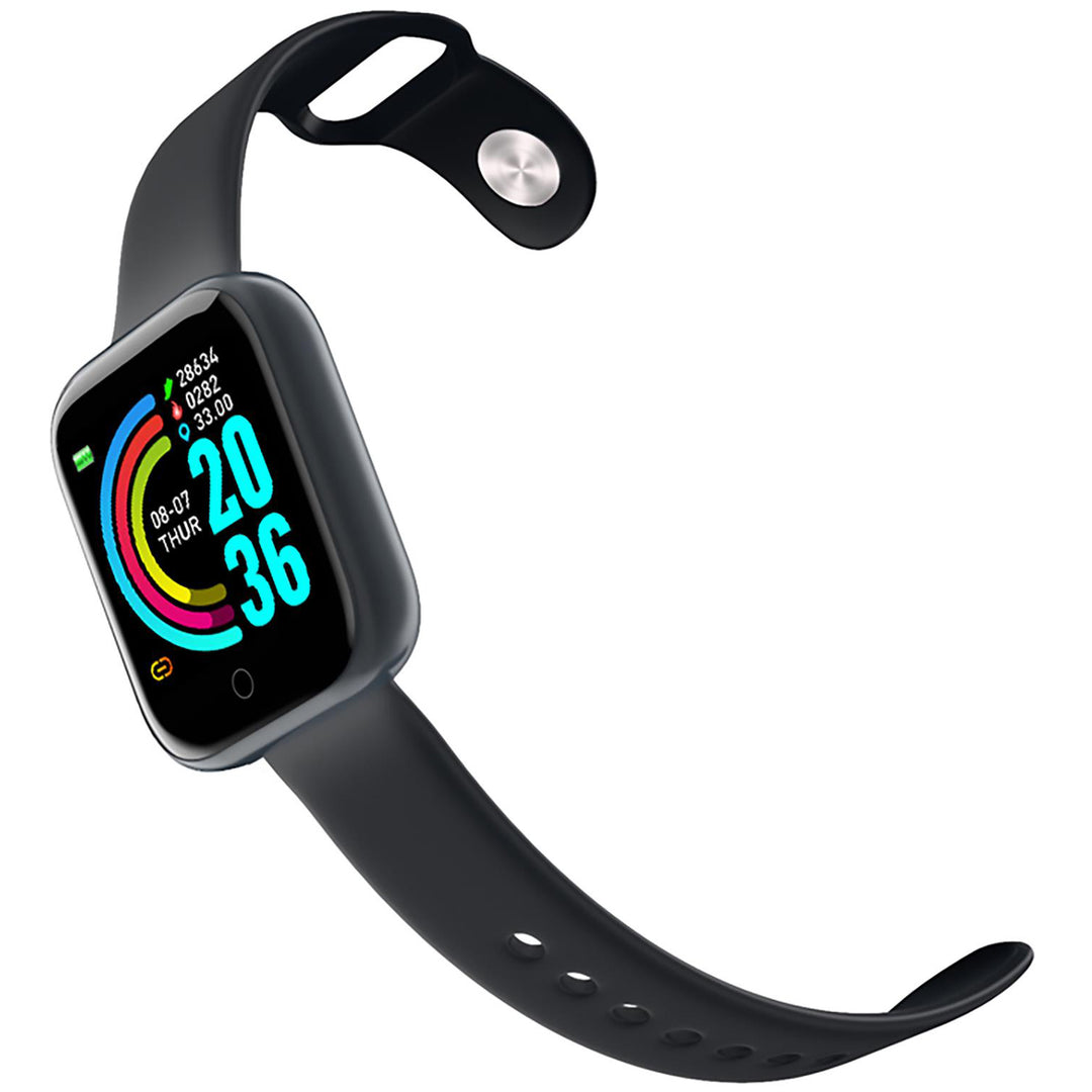 Trainerbeat Smartwatch med två armband Svart + Lila
