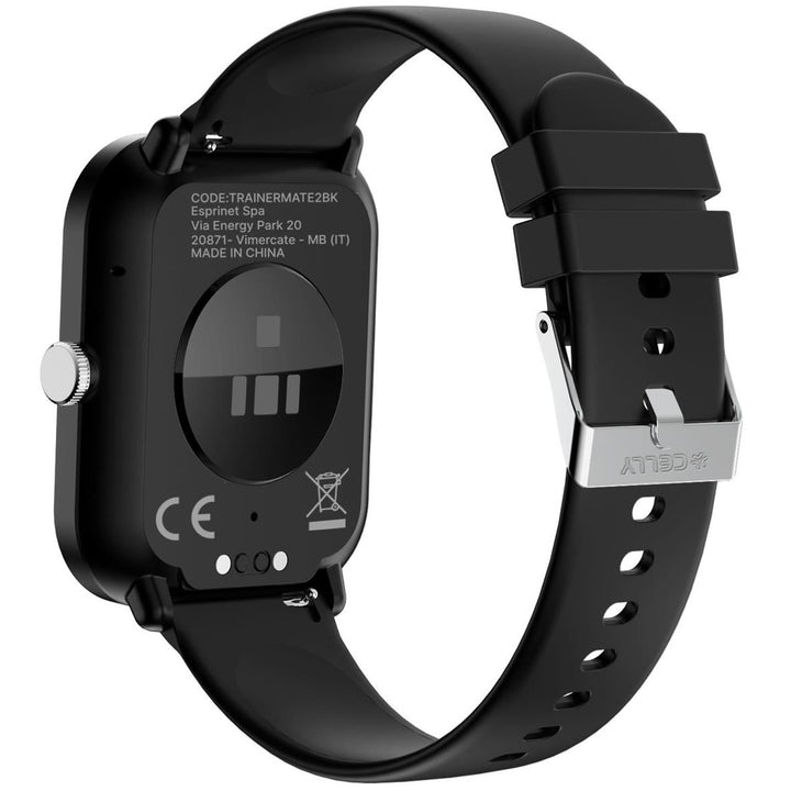 Trainermate 2 Smartwatch med rektangulär urtavla Svart