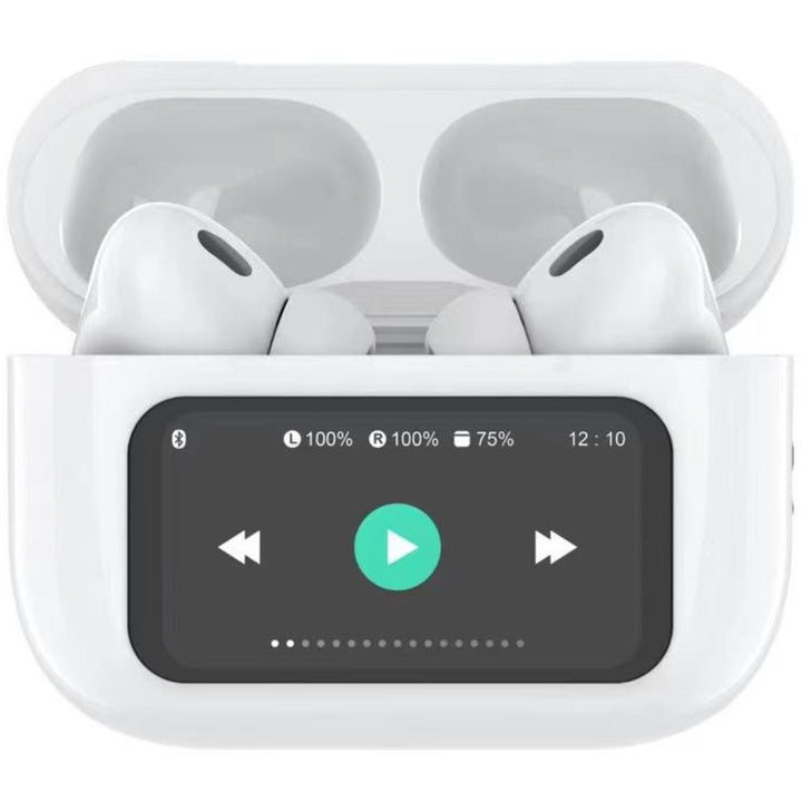Hörlurar In-Ear TWS ANC ENC LED Sound LED Vit