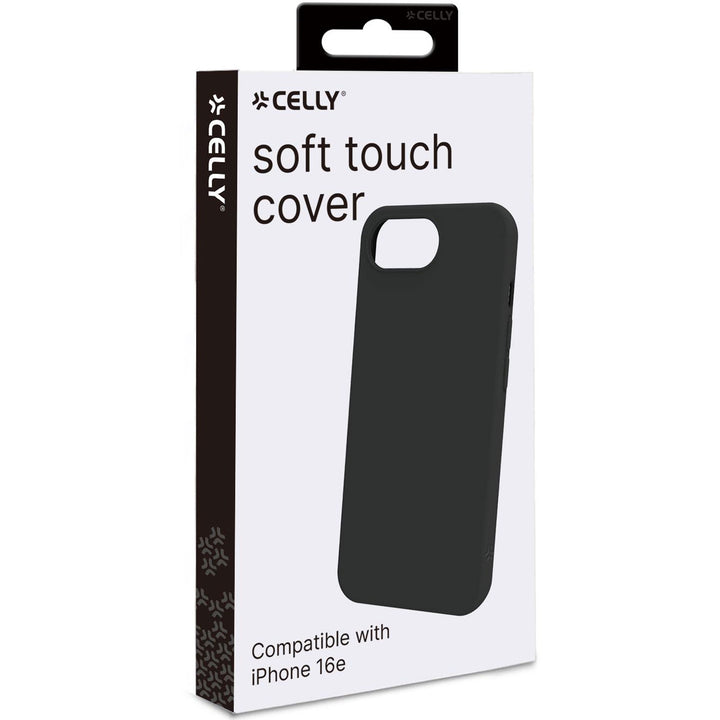 Cromo Soft rubber case iPhone 16e Svart