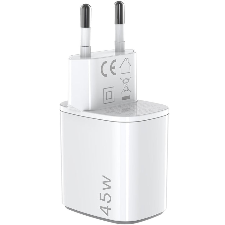 USB-laddare GaN 2 x USB-C PD 45W
