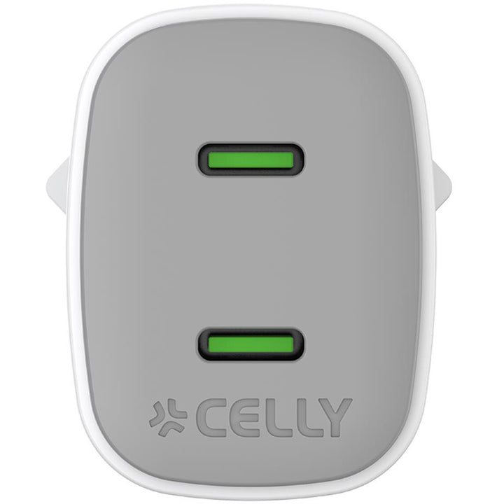 USB-laddare GaN 2 x USB-C PD 45W