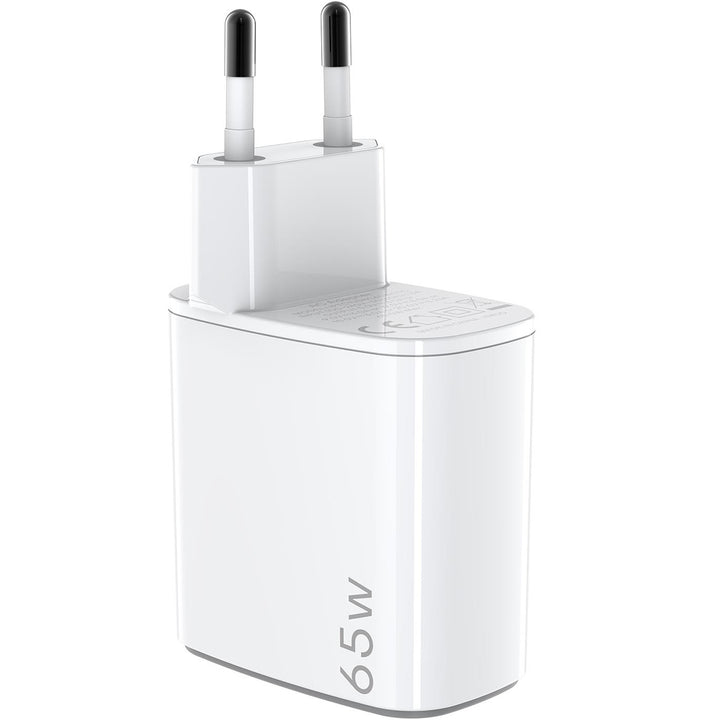 USB-laddare GaN 1 x USB-A + 2 x USB-C PD 65W