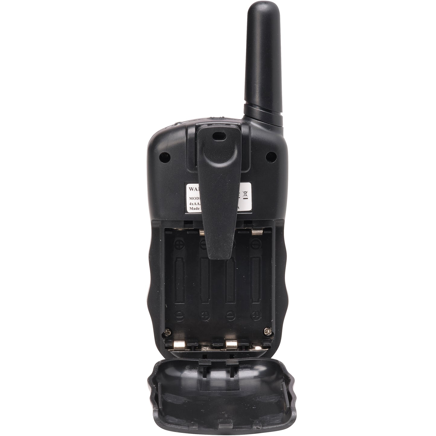 Walkie Talkie Två handenheter Åtta kanaler WTA-449 Svart