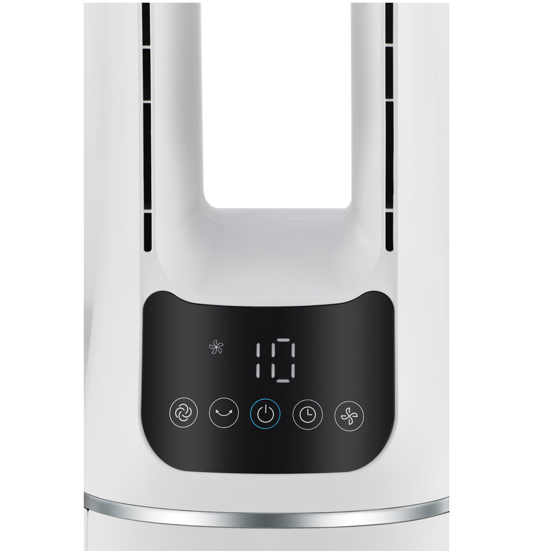 Golvfläkt 2 i 1 med Luftrenare Vit