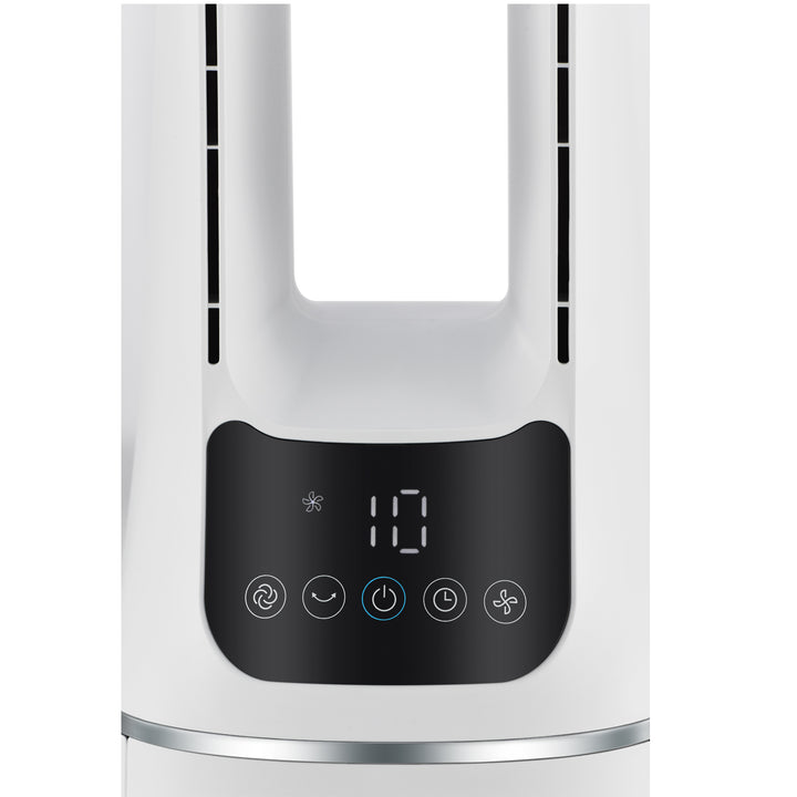 Golvfläkt 2 i 1 med Luftrenare Vit