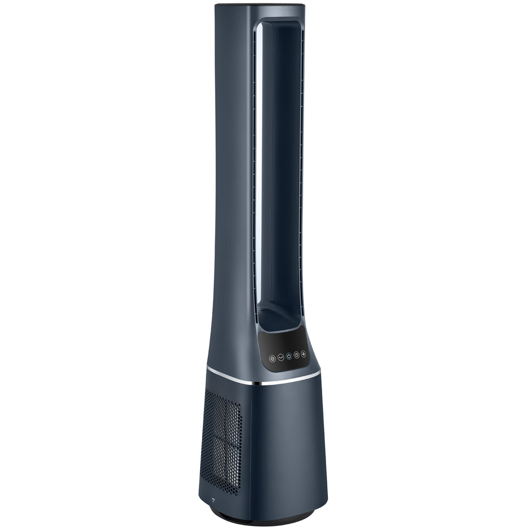 Golvfläkt 2 i 1 med Luftrenare WiFi Mörkblå