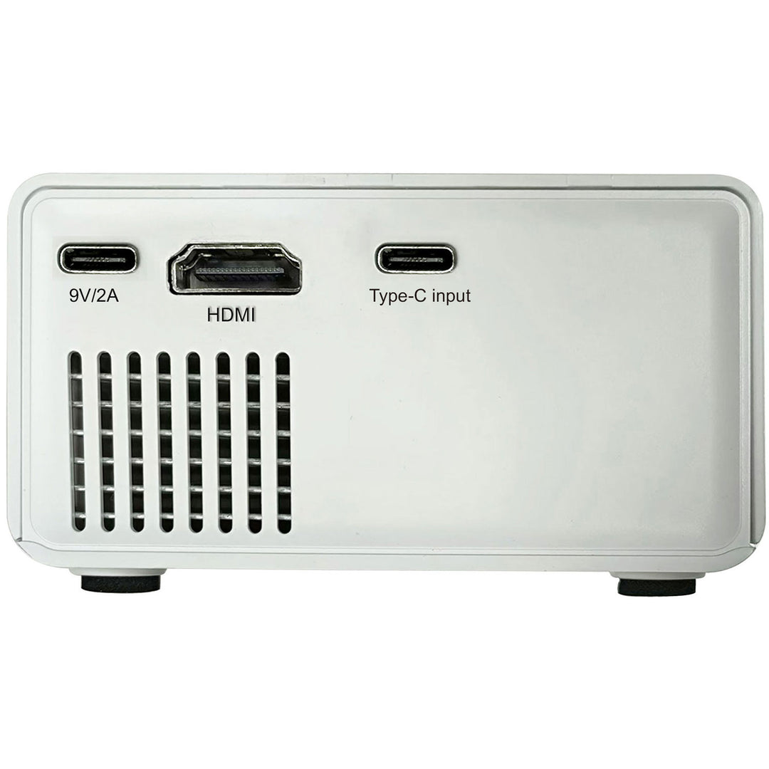 Mini-projektor HDMI USB-C MicroSD kortläsare PR-800B