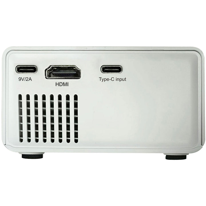 Mini-projektor HDMI USB-C MicroSD kortläsare PR-800B