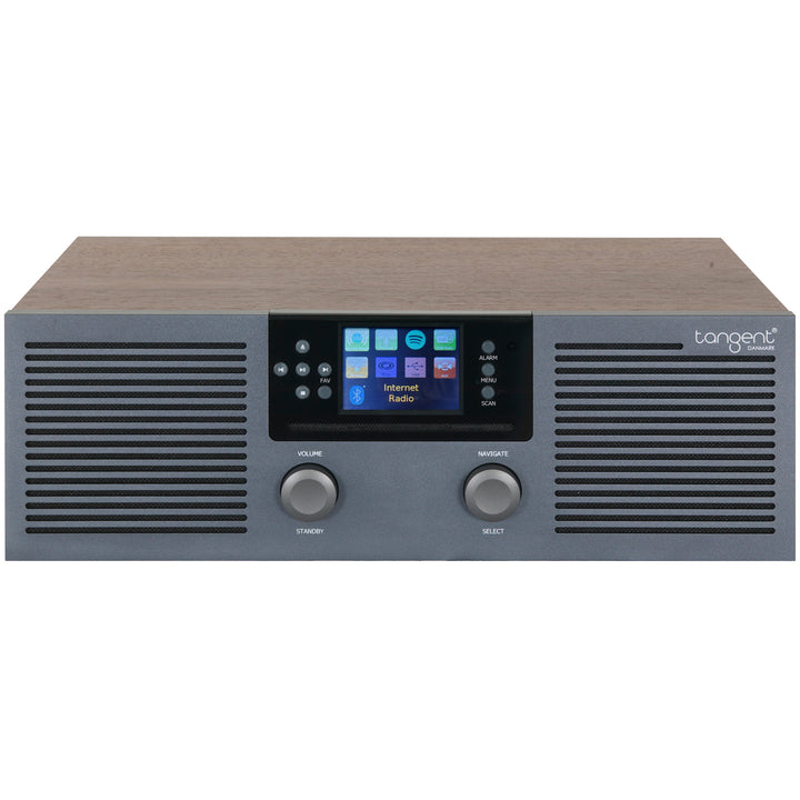 Radio Fem FM/DAB+/Internet CD Bluetooth Stereo Valnöt