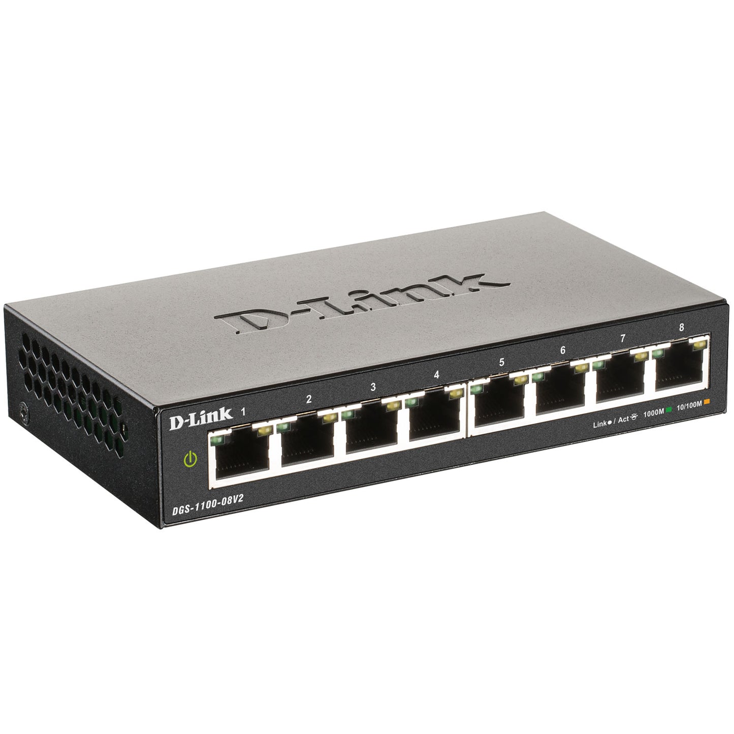 DGS-1100-08V2 8-port Smart Administrerbar Gigabitswitch