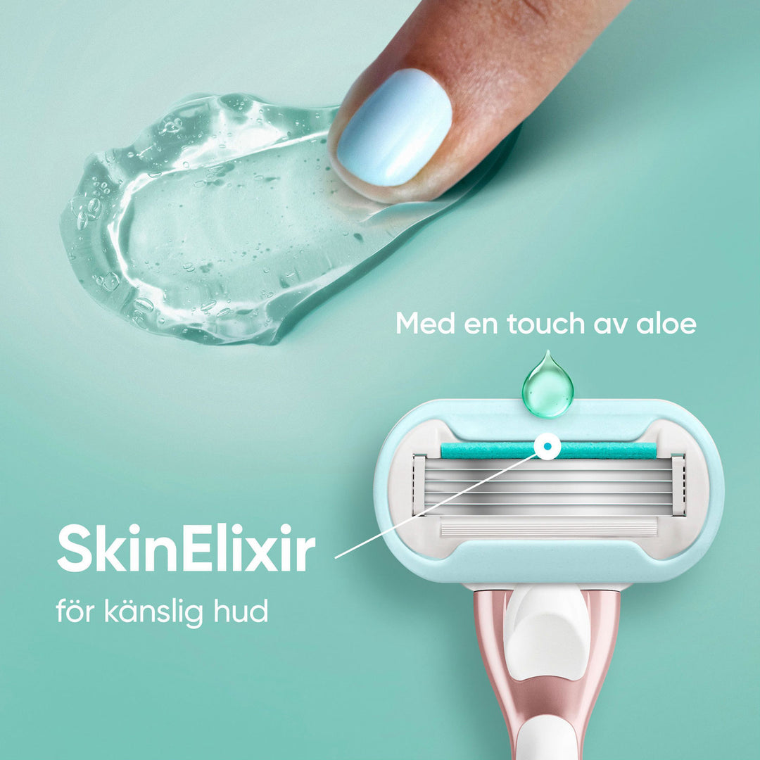 Rakhyvel Pro Smooth Sensitive + 3st rakblad