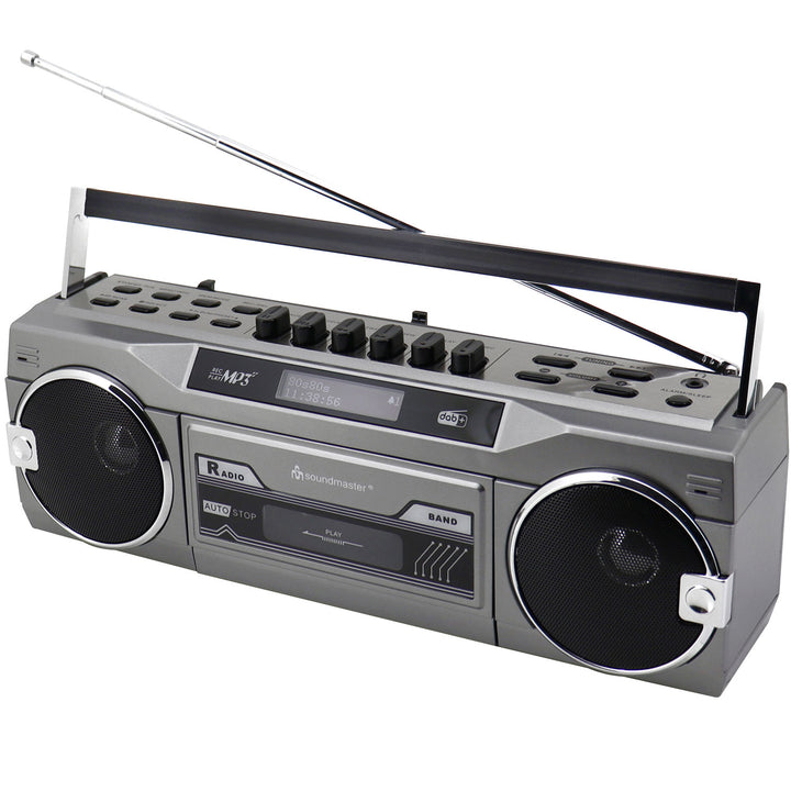 Kassettradio Stereo Bluetooth SRR80TI Silver