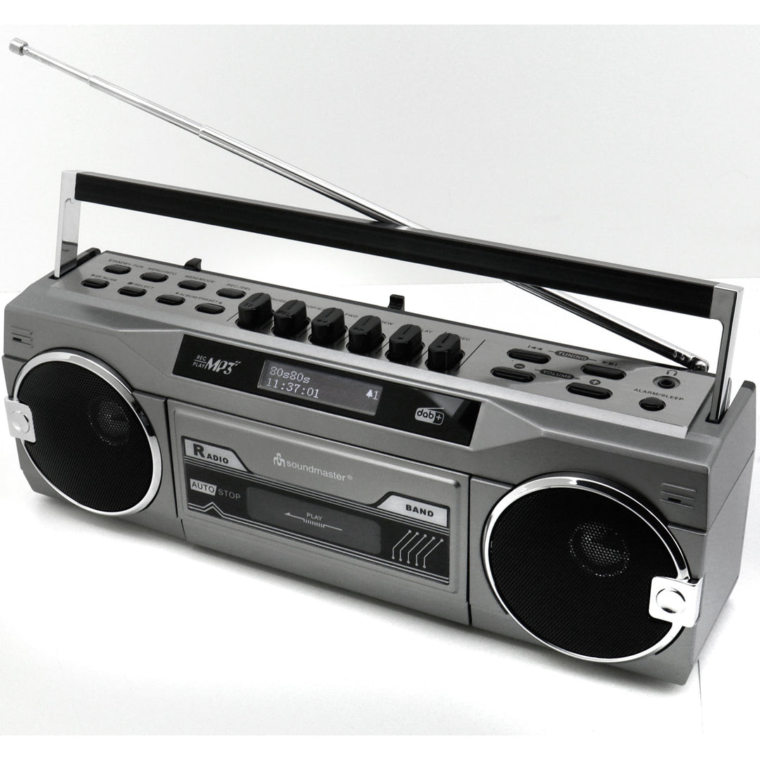 Kassettradio Stereo Bluetooth SRR80TI Silver