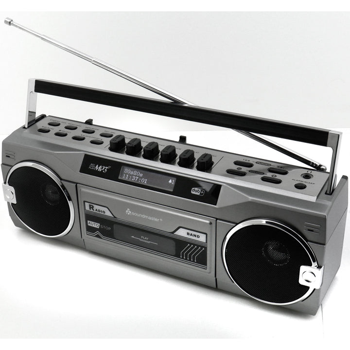 Kassettradio Stereo Bluetooth SRR80TI Silver
