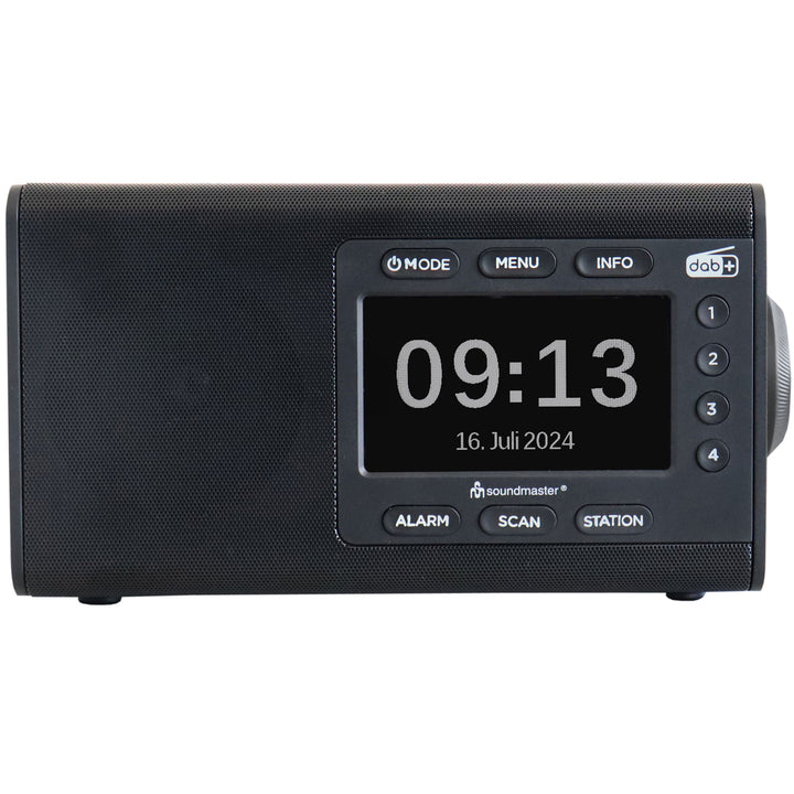 Bordsradio Färg-display Förvalsknappar DAB900SW Svart