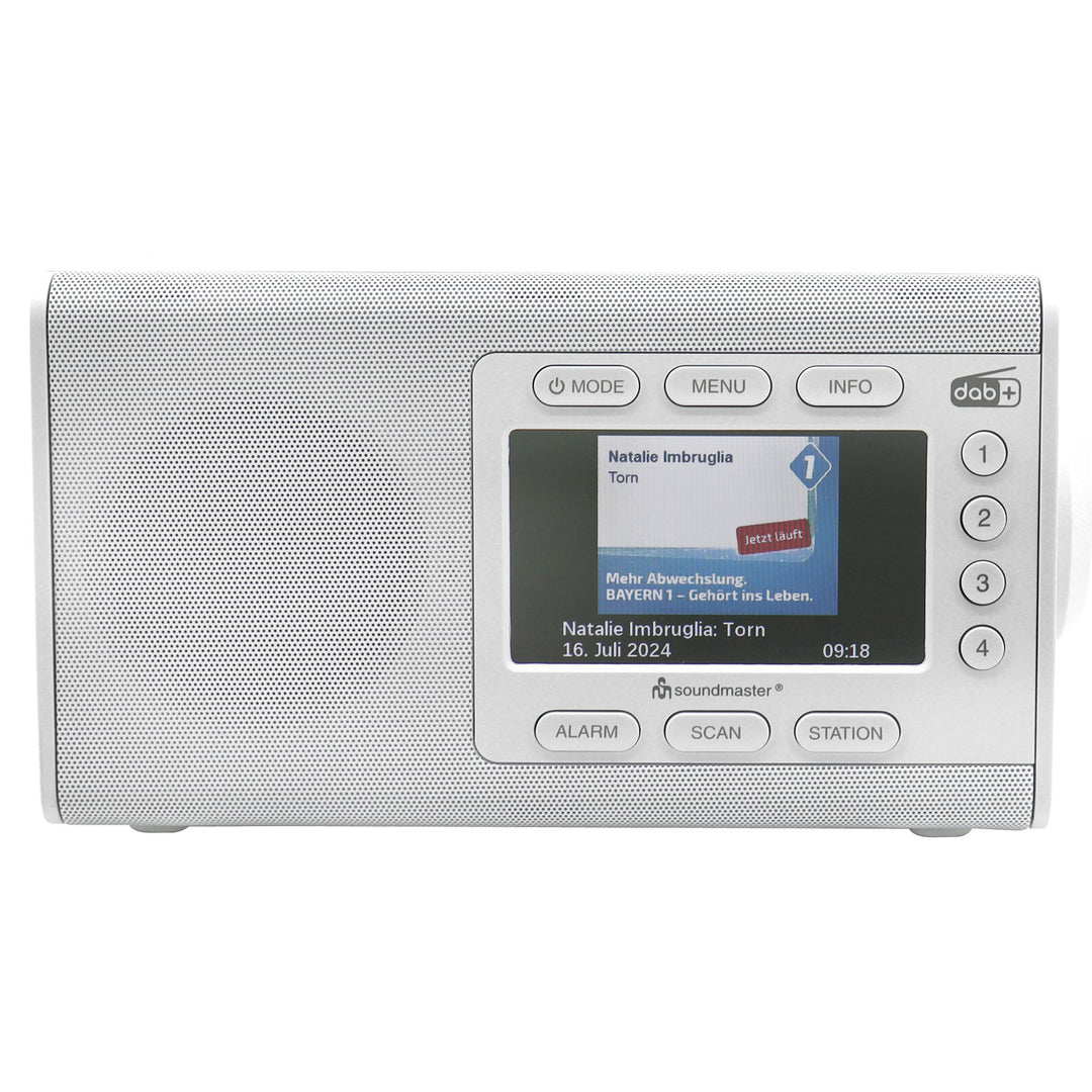 Bordsradio Färg-display Förvalsknappar DAB900WE Vit