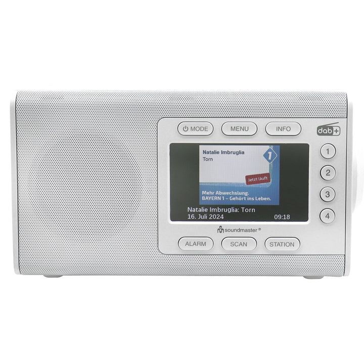 Bordsradio Färg-display Förvalsknappar DAB900WE Vit
