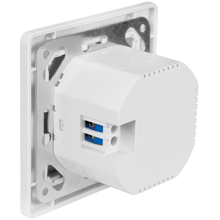 Vägguttag med 2xUSB-C PD 25W