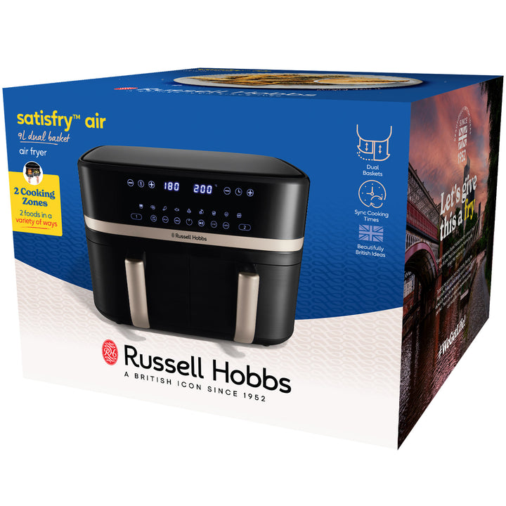 Airfryer 27680-56/RH Satisfry Dual Basket Air Fry