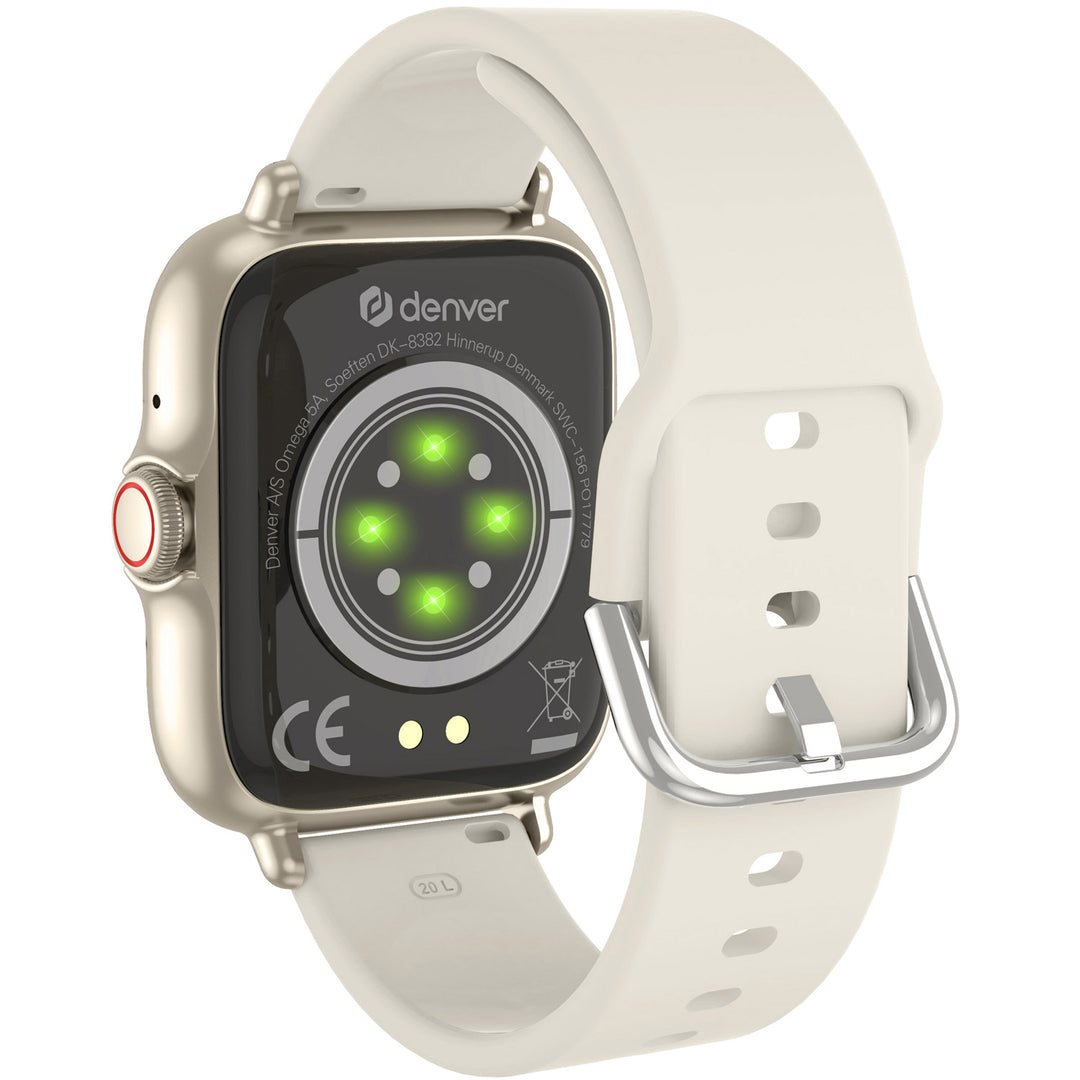 SmartWatch 1,44" display Hjärtsensor Beige