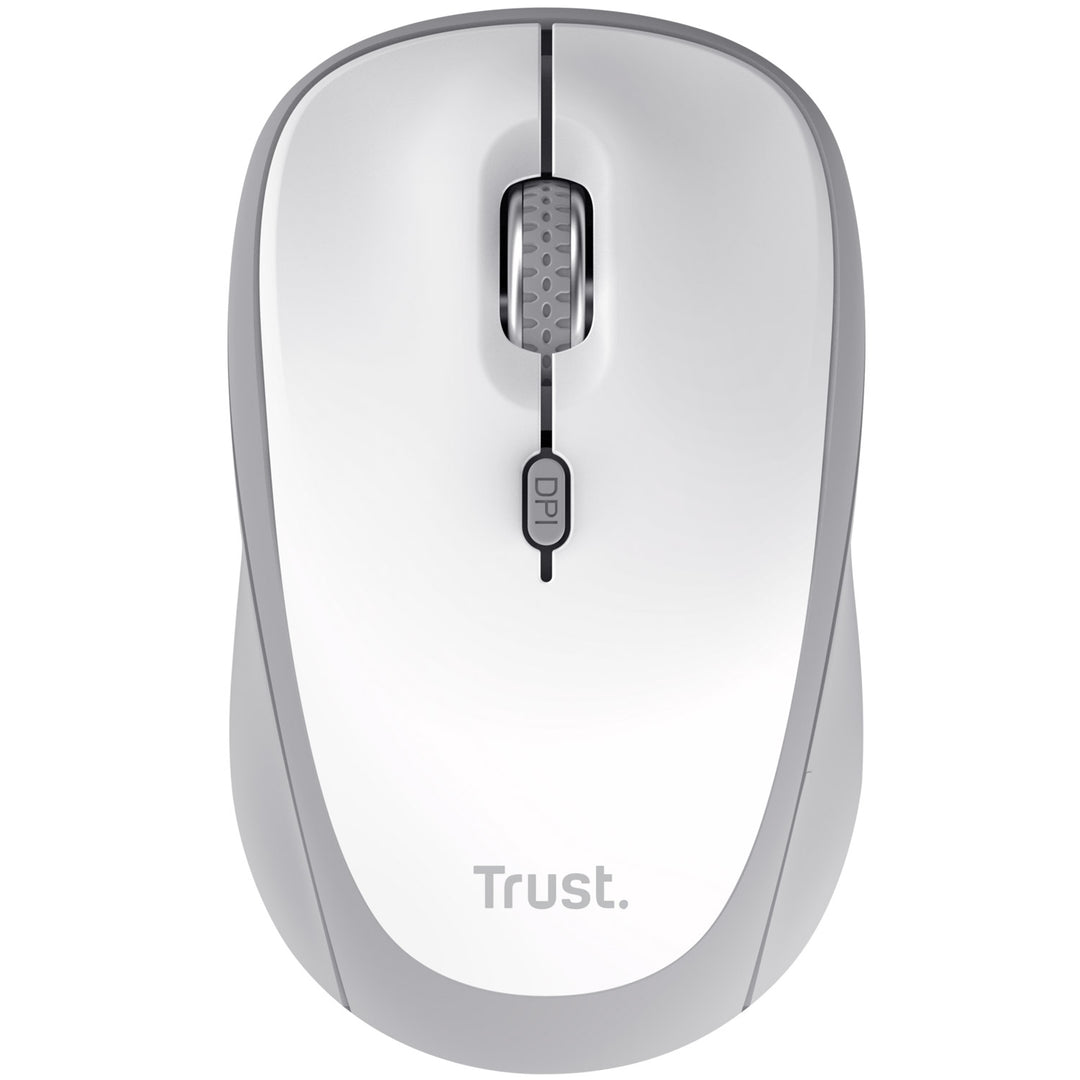 Yvi+ Trådlös mus Bluetooth / 2,4 GHz Vit