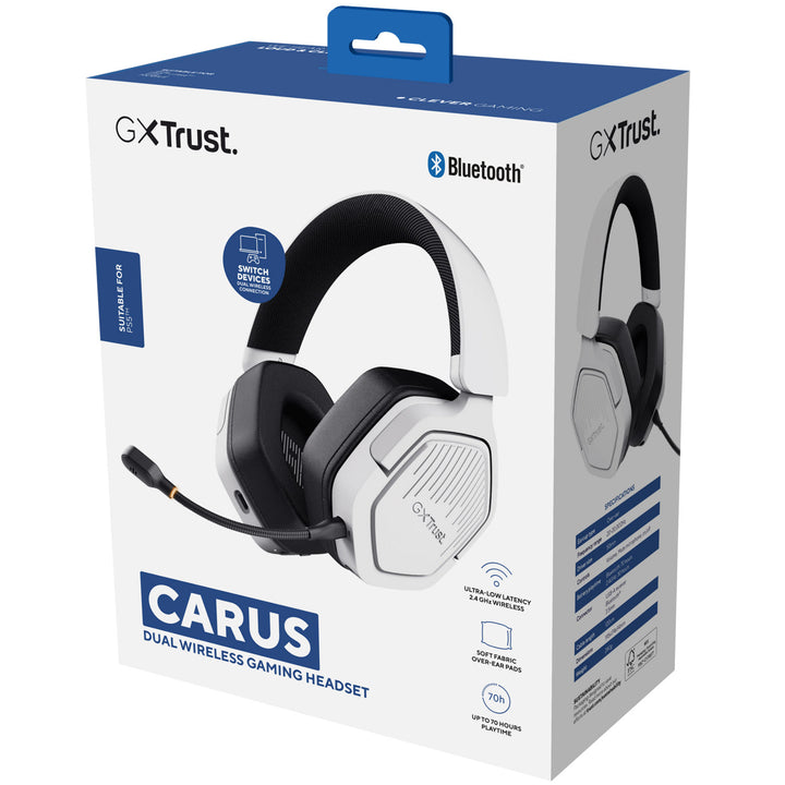 GXT 493PS Carus Trådlöst gamingheadset PS5 Vit