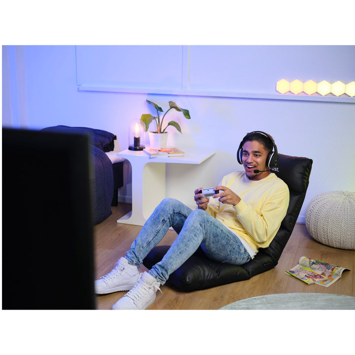 GXT 718SM Rayzee Gamingstol för golvet Svart Superman