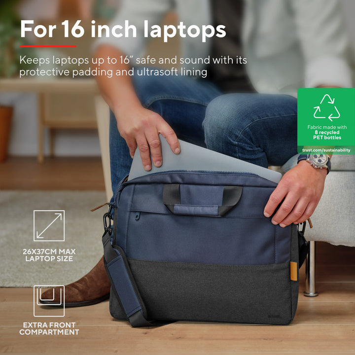 Lisboa Laptopväska 16" Blå