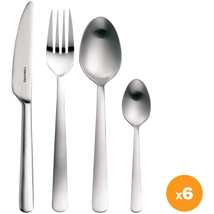 Bestickset FF matt 24-delar i gåvoask