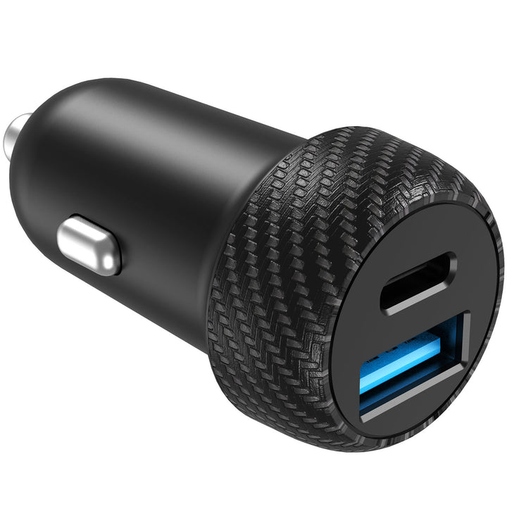 Billaddare 1xUSB-C PD 1xUSB-A 35W