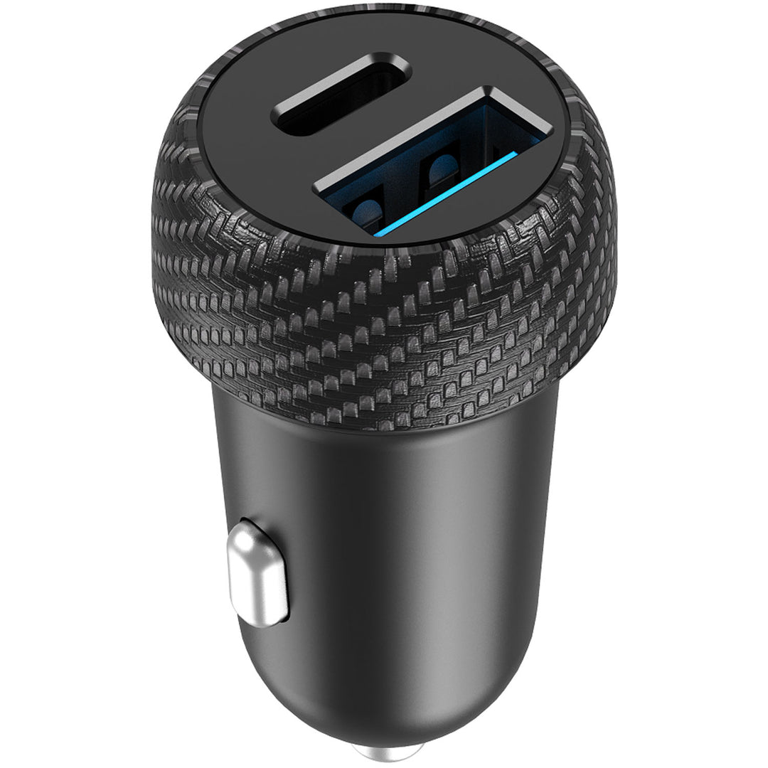 Billaddare 1xUSB-C PD 1xUSB-A 45W