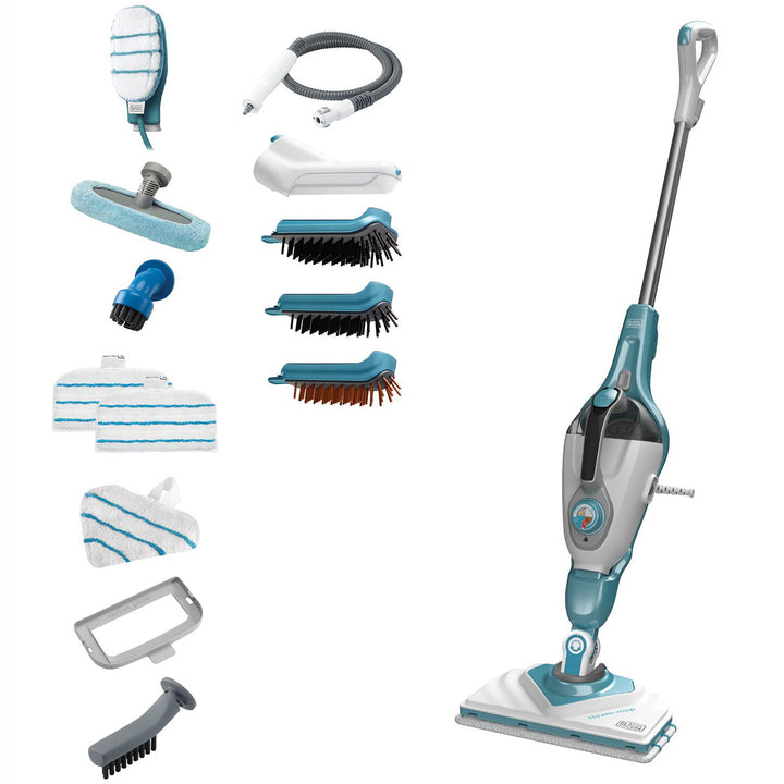 Ångmopp 1600W 2-i-1 Steam-Mop med deltahuvud
