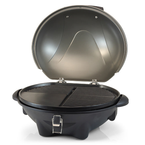 El-grill på avtagbart stativ