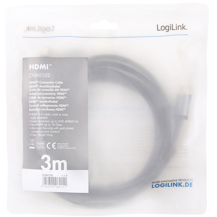 HDMI-kabel Premium High Speed HDMI 4K/60Hz 3m