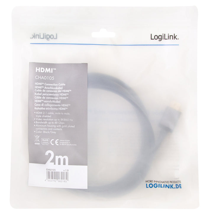 HDMI-kabel Ultra High Speed 8K/60 4K/120Hz 2m