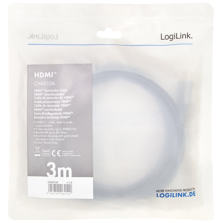 HDMI-kabel Ultra High Speed 8K/60 4K/120Hz 3m
