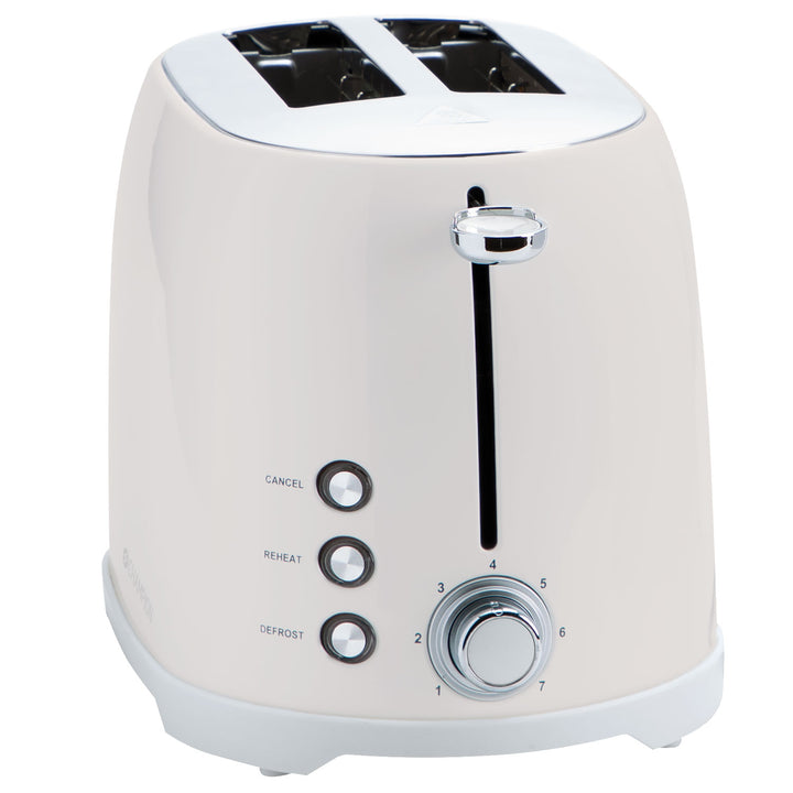 Brödrost 2 skivor 800W BR610 Creme White Series