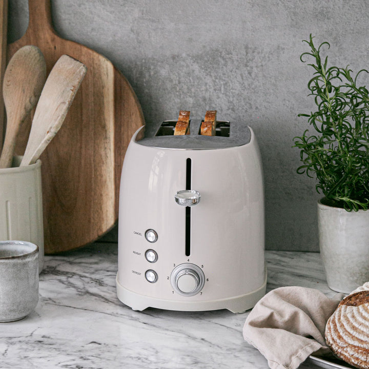 Brödrost 2 skivor 800W BR610 Creme White Series