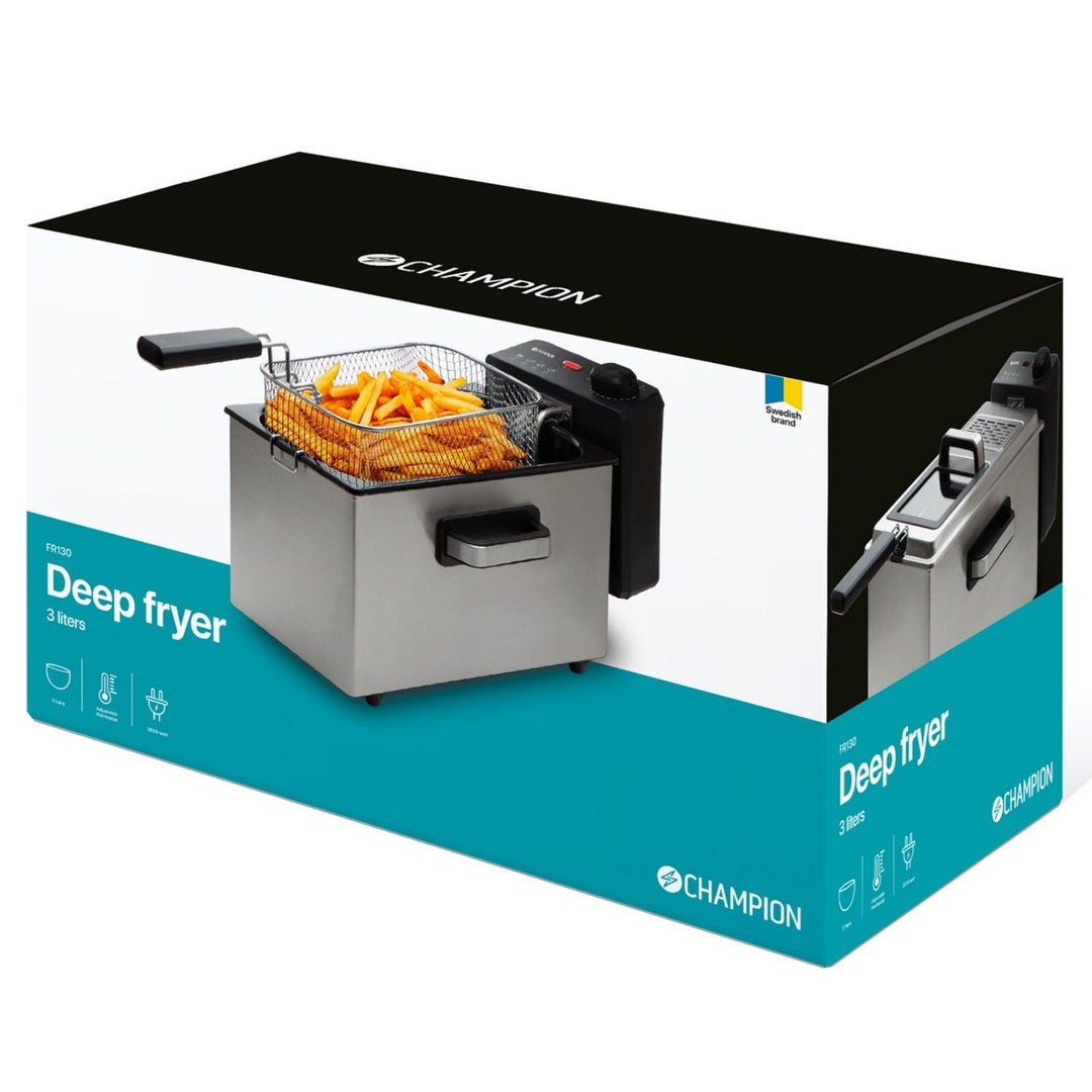 Fritös 3,0L 2000W FR130 Rostfri