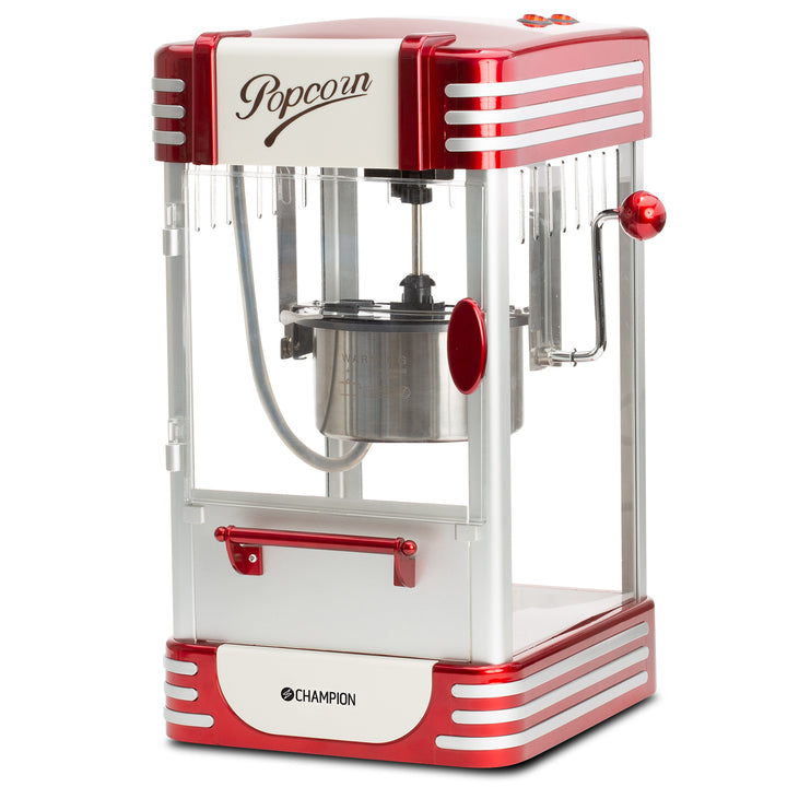 Popcornmaskin Retro XL PCM406 Röd Metallic