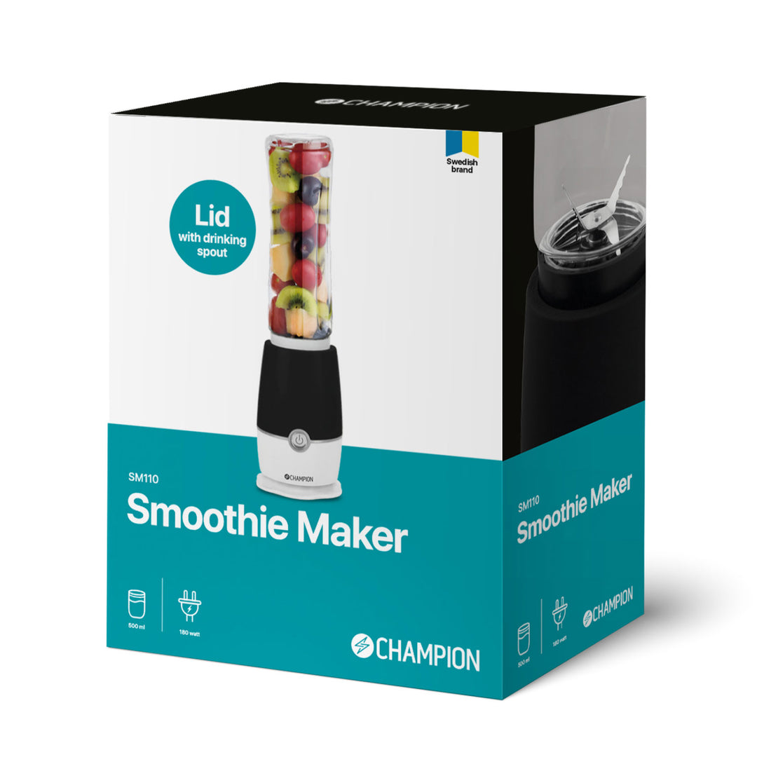 Smoothie Maker 180W SM110 Svart/Vit