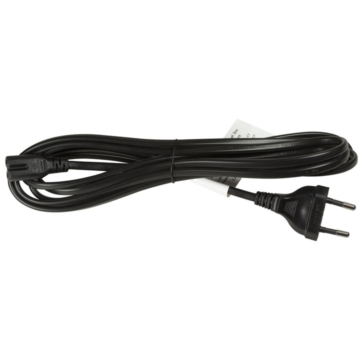 Apparatkabel Euro - C7 Svart 3m
