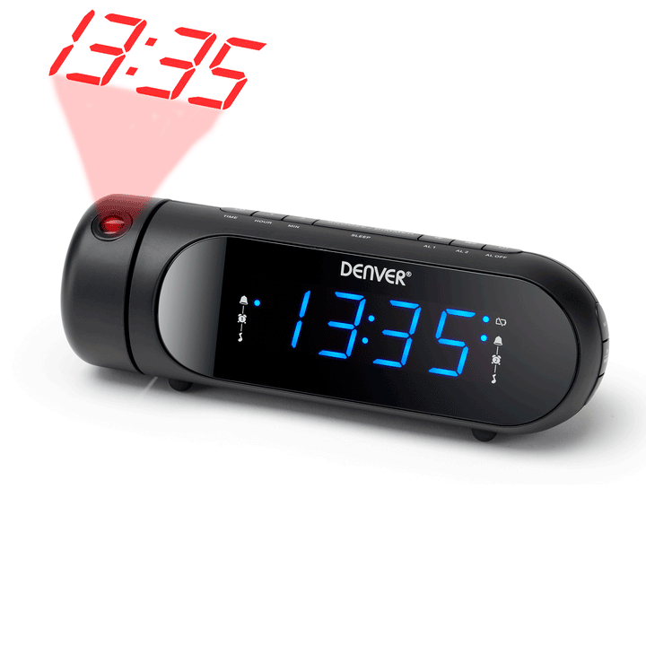 Klockradio Projektion Dubbla alarm CPR-700