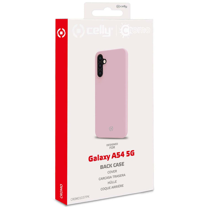 Cromo Soft rubber case Galaxy A54 5G Rosa