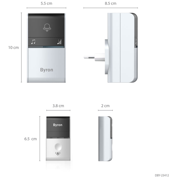 Trådlös dörrklocka Kinetic Ej batteri